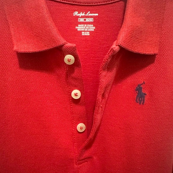 NWT Ralph Lauren red and navy toddler sz.18M 2piece dress set! Great present 🎁 - Picture 5 of 16